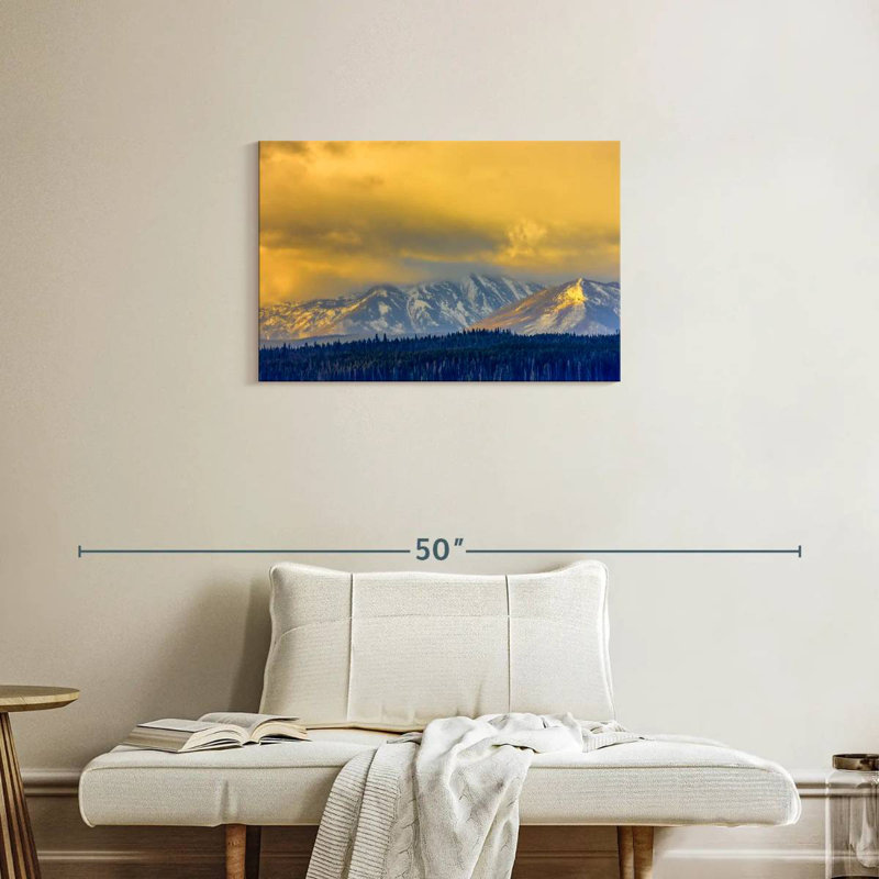 Paysage de montagne Alvord Yellowstone, H 20 po x l 30 po