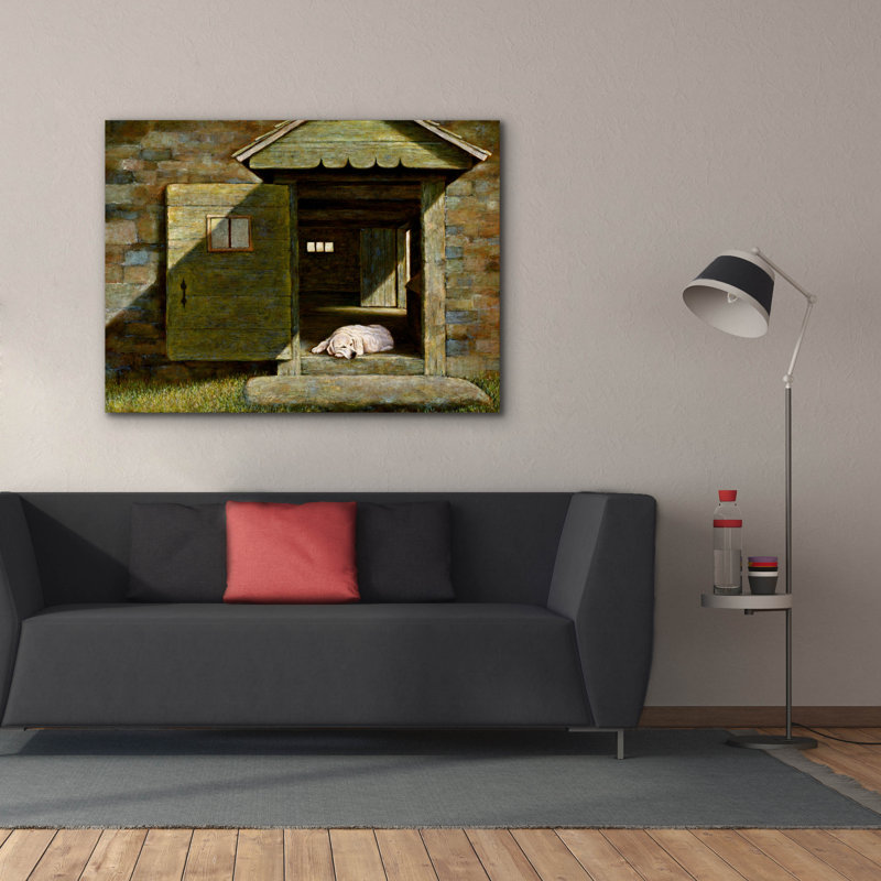  «The Sixth Hour» par Michael Fratrich, art mural sur toile, 54 po x 40 po