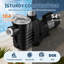 Pompe de piscine auto-amorçante 2,5 HP à double puissance - Circulation robuste à une vitesse - Moteur en cuivre 6240 GPH - Panier à crépine - Pour piscines et spas hors-sol / creusés - Certifié ETL / DOE