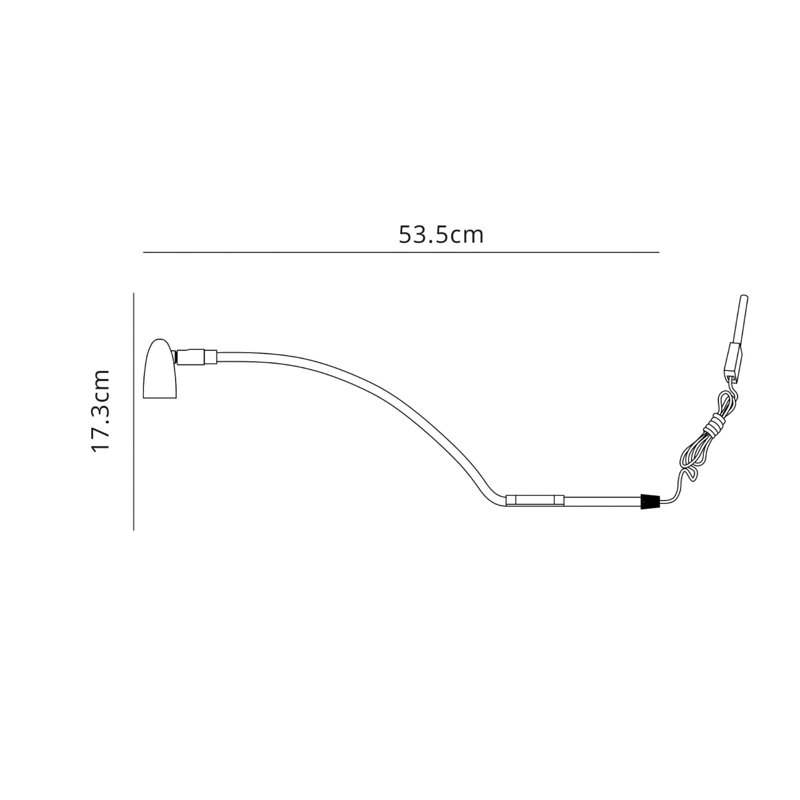 53.5cm 1 -Light Track Kit