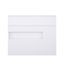 120cm White Reception Station with LED Light, Lockable Drawer for Salon, Retail & Office 