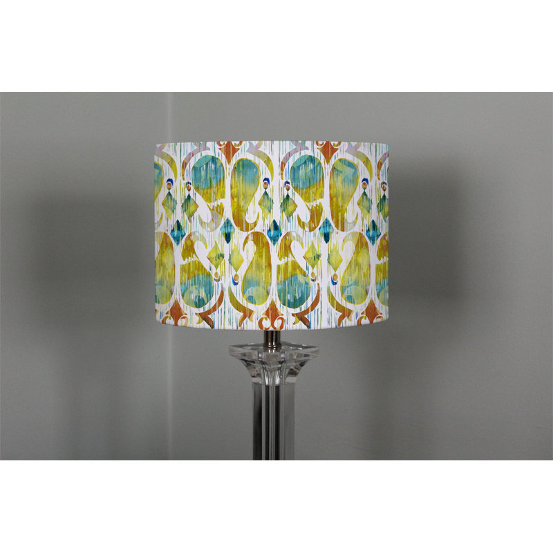Cotton Drum Lamp Shade ( Uno ), 22cm H x 25cm W x 25cm D
