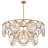 Nala 15-Light Two-Tier Drum Chandelier w/ Multi-Faceted Optic Crystal Glass-84742407