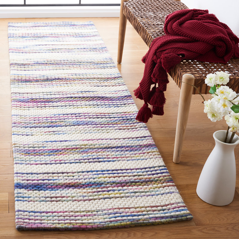 Karbach Hand Loomed Performance Striped Rug, Rectangle 3' x 5'