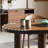 Light Walnut Curved Solid Wood Desk-108831424