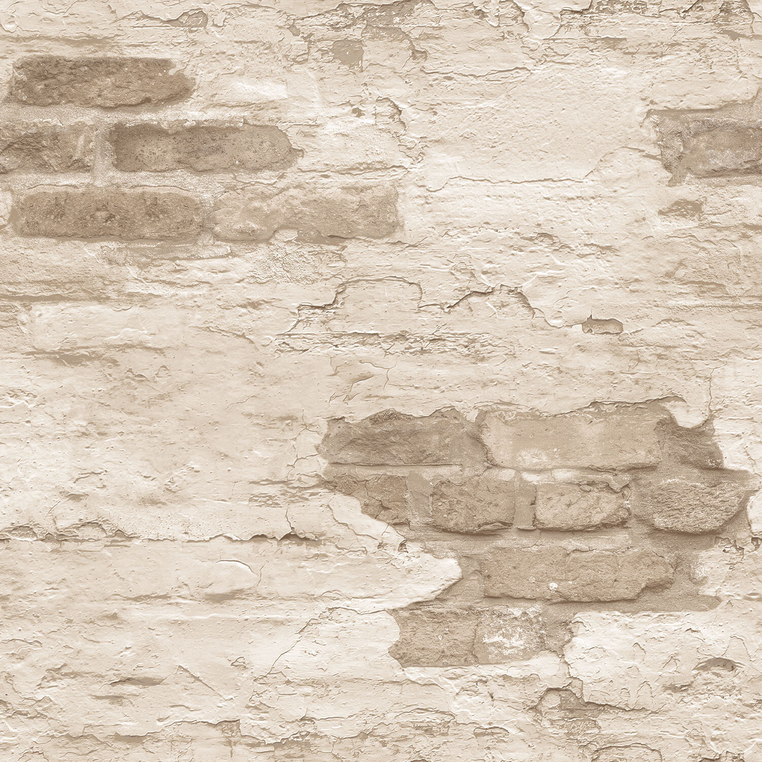 Galerie Wallcoverings Grunge Exposed Brick Wall Effect 33 L X 21 W   Grunge Exposed Brick Wall Effect 33 L X 21 W   Roll 