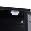 Armoire de rangement d'angle pour salle de bain avec tablette réglable