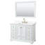 Ensemble de meuble-lavabo simple autoportant 48 po avec plateau en quartz Deborah-98117578-98117577-98117576