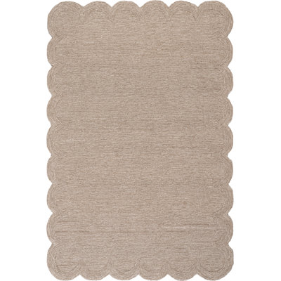  Elira Solid Bordered Area Rug