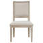 Ensemble de 2 chaises d'appoint blanches