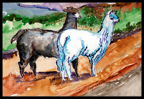 Llama Doormat, Rectangle 1'6" x 2' 3"