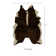 Tapis en fausse peau de vache Lilianna