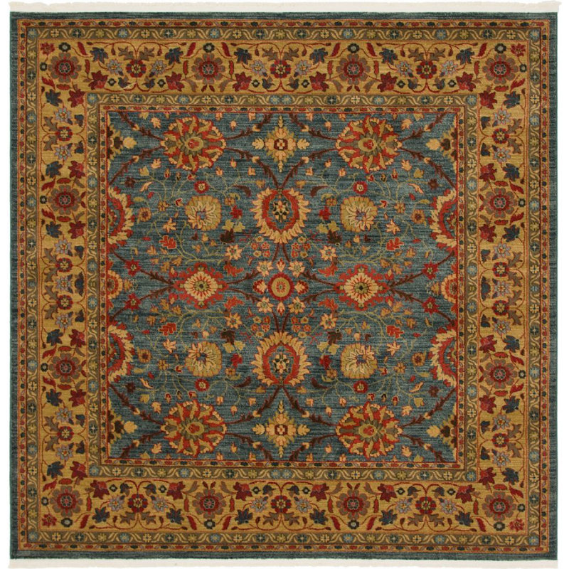 Stirling Oriental Indoor Rug, Square 8'