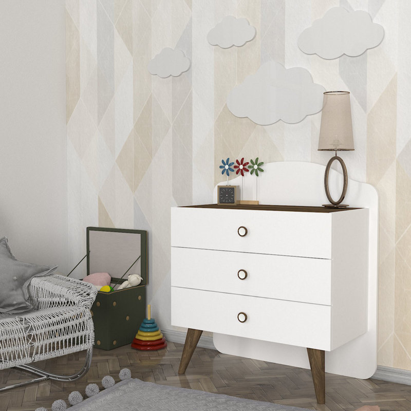 Lyme 3 - Drawer Rectangle Accent Chest