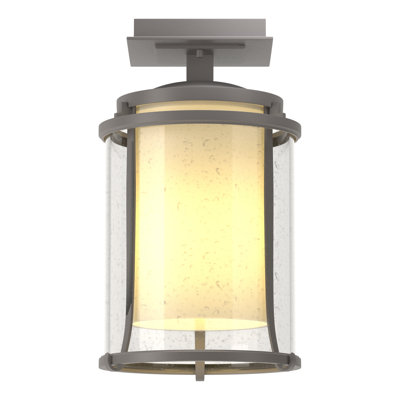 Meridian 1 - Light 7.7" Simple Cylinder Semi Flush Mount