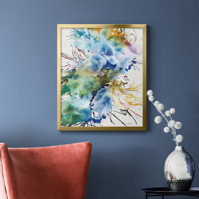 Toile encadrée «Like an Iris I» de qualité supérieure - prête à être accrochée