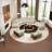 Semi-circular arc  negotiating sofa