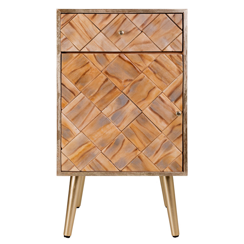 Boswick 40 cm W Bedside Table