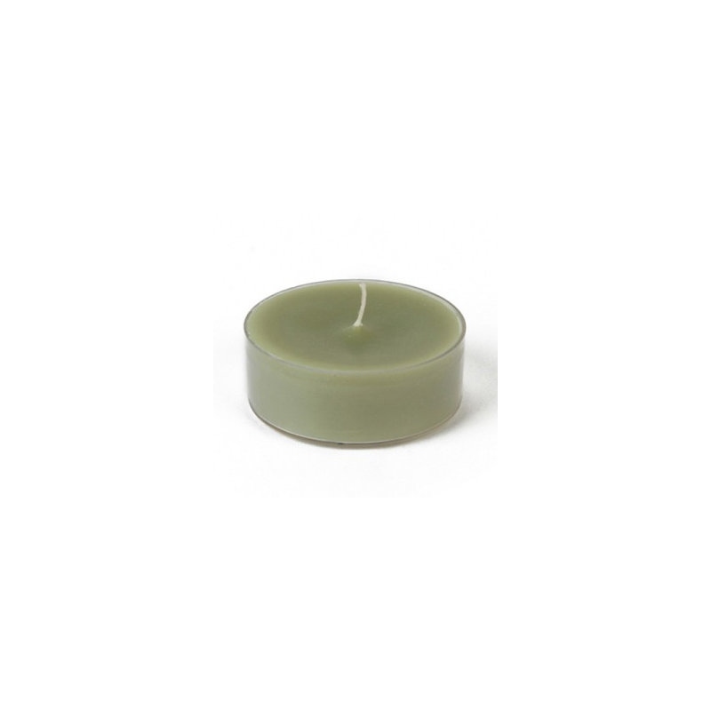 Très grande bougie chauffe-plat, Sauge vert, Ensemble de 12