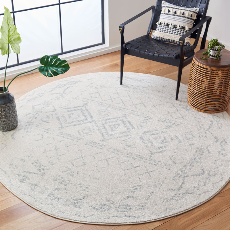 Tulum Performance Southwestern Rug, Round 3'