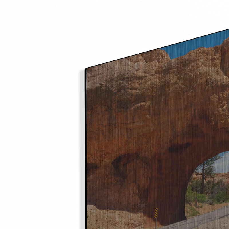Utah Arch Tunnel ', art mural en métal, 36 po x 24 po, H 16 po x l 24 po