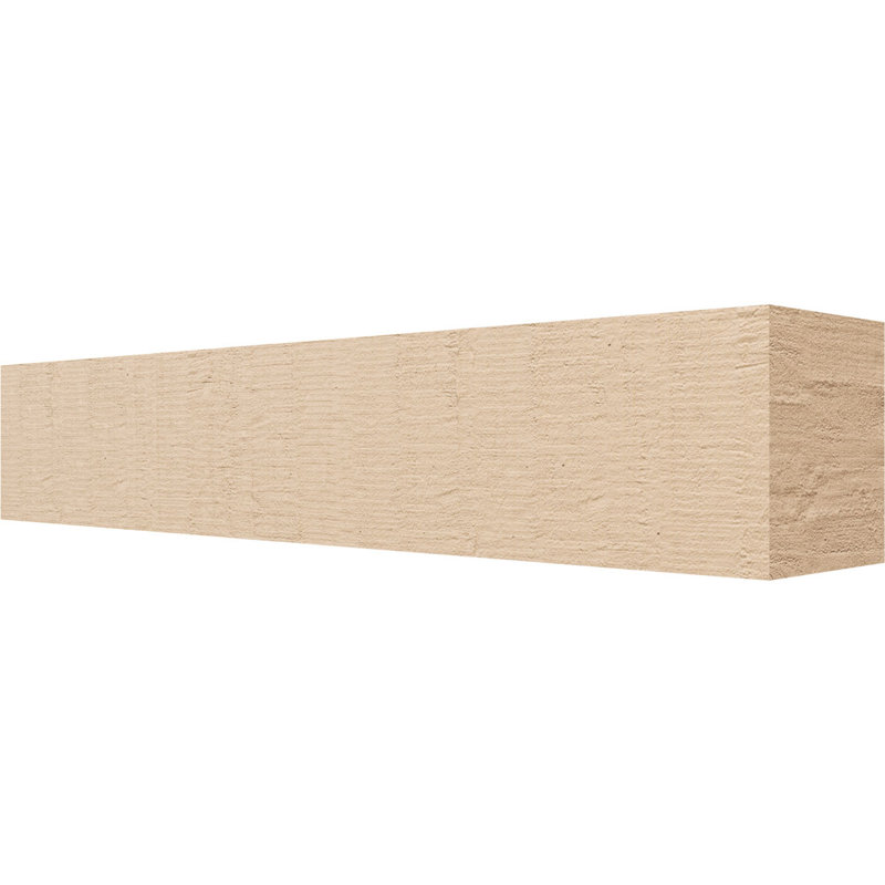 Block Block Woodgrain TimberThane Raider Tail, apprêté brun clair, H 9 po x l 35 po x P 9 po
