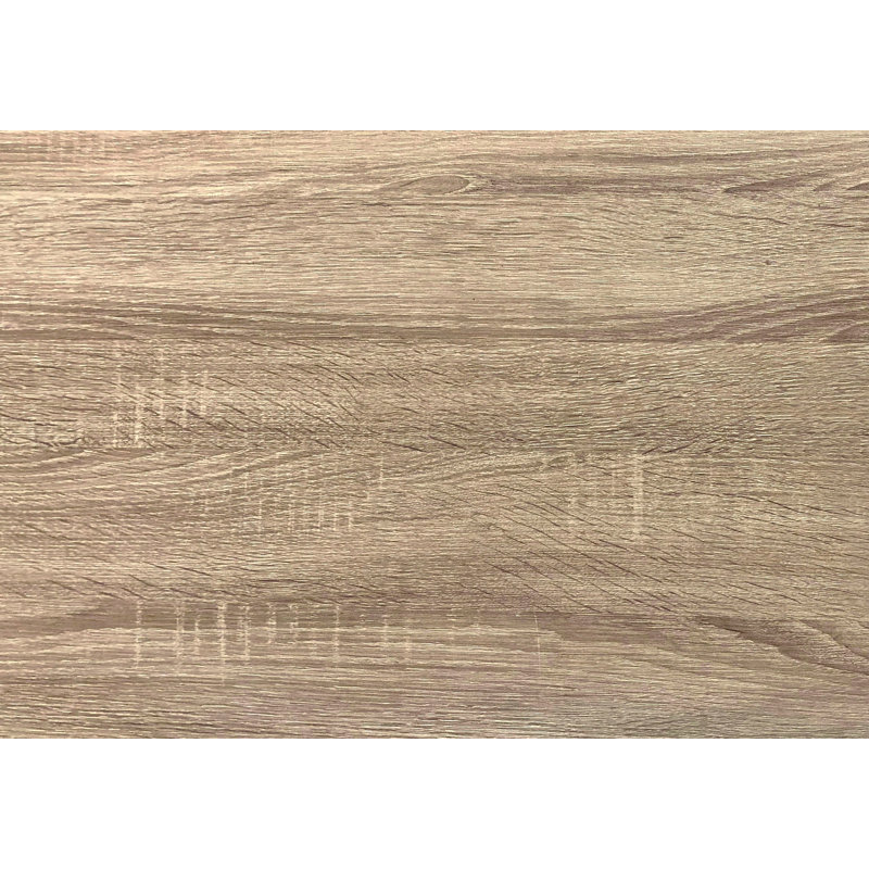 Ensemble de table, café, bout, côté, décor, salon, stratifié brun, métal noir, Taupe / Noir