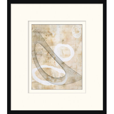 Monoprint 3 - Peinture encadrée sur papier