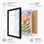 Blooming Geometry Botanical - Framed Print-1153728731-1153728733