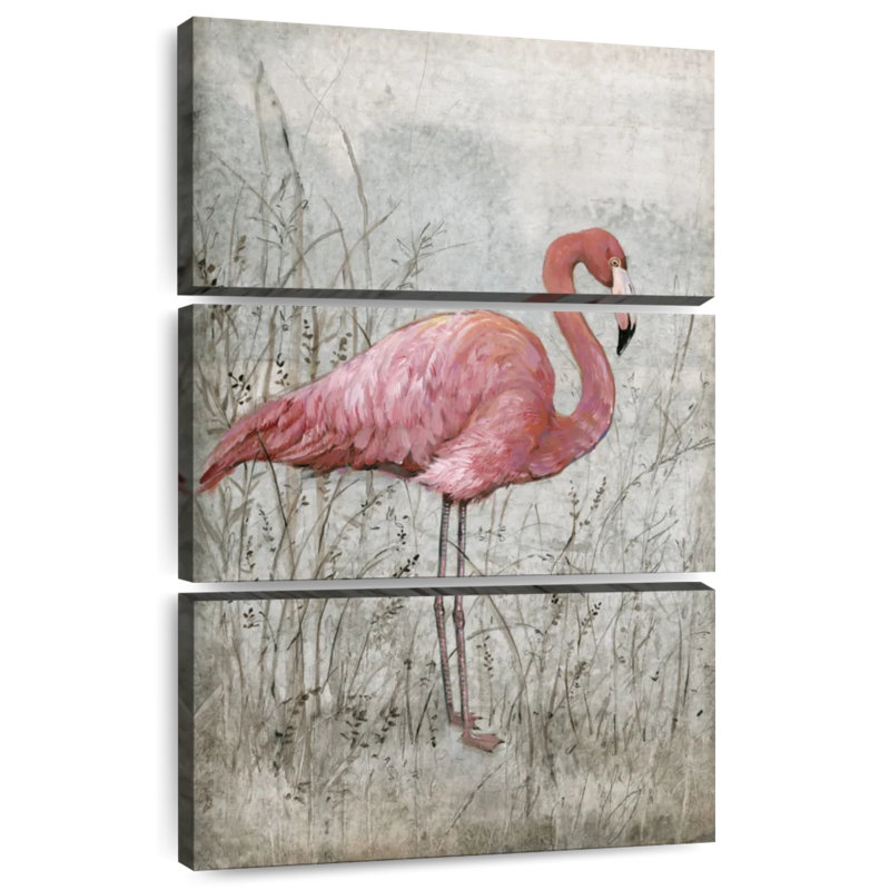 Flamant rose Brampt I, H 38 po x l 24 po