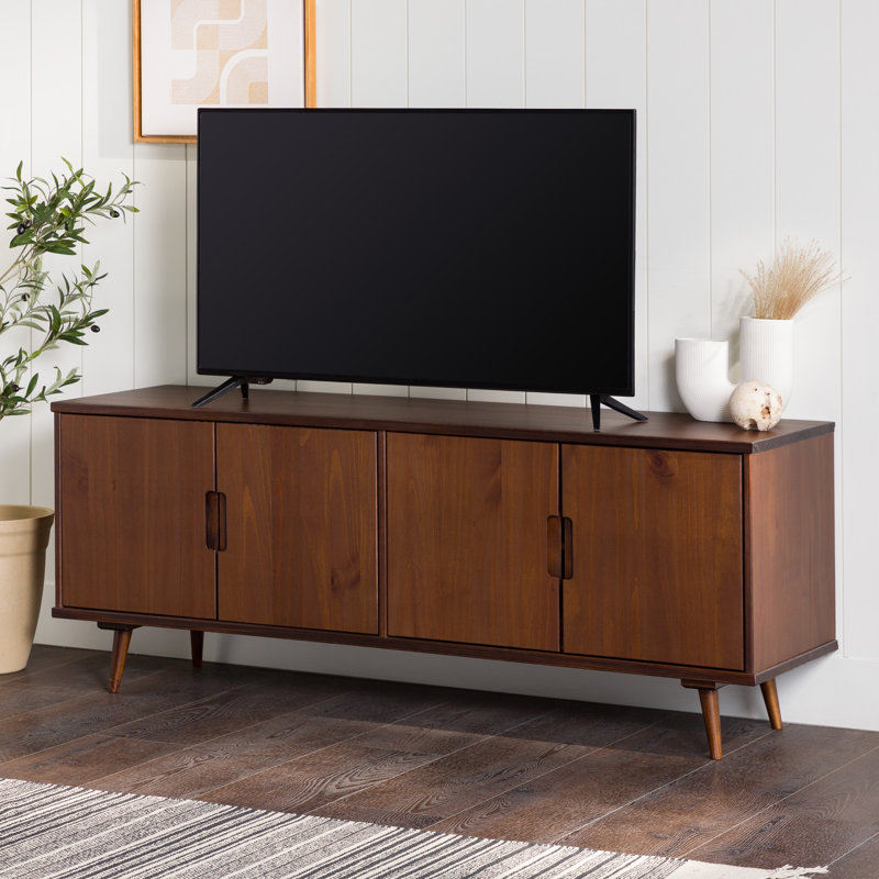 Guernsey Unfinished TV Stand, Walnut