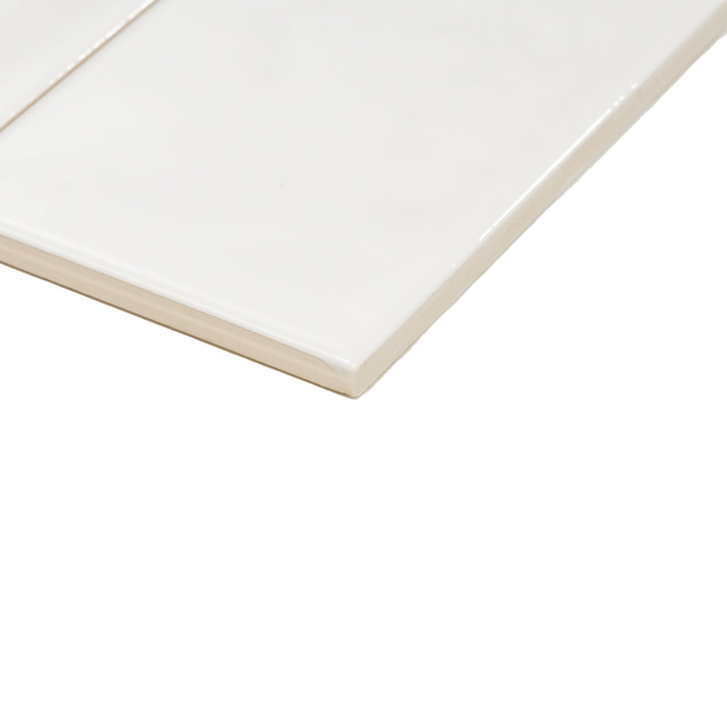 Jade 4" x 8" Subway Wall Tile, Milk White