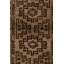Wool Geometric Area Rug in Beige