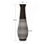 Vase de plancher en rotin tissé à la main pour décoration intérieure de style bohémien style bord de mer