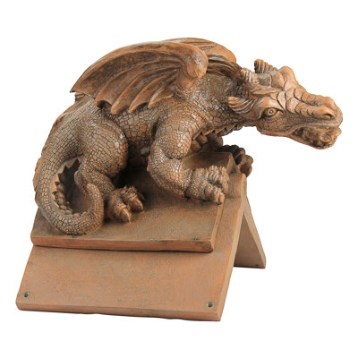 Apex The Winged Dragon Roof Cresting Statue