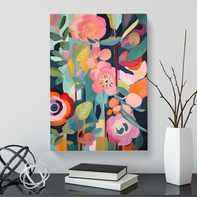 Modern Flowers Orphism Vol.10 - Wrapped Canvas