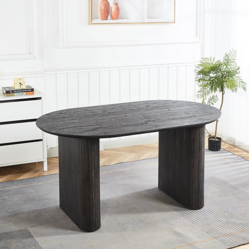 Table basse noire extensible avec pieds en métal stables, convient à divers endroits, fabrication et bureau de haute qualité, souci du détail