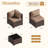 7-Piece 6-Person Symmetrical Outdoor Seating Group-1926184376-1929714830