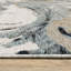 Tapis bleu / ivoire Maline-518740825