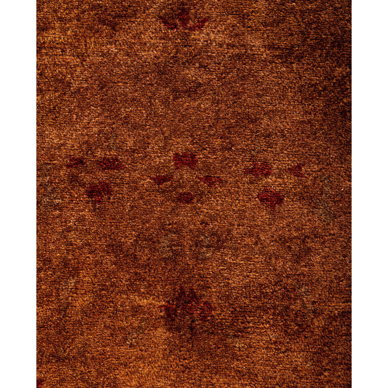 Overdyed One-of-a-Kind 5' 2" X 7' 7" Hand Knotted Area Rug
