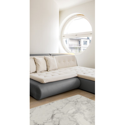 Tapis crème Carrara Imagine Stratas