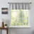 Nashaley Cotton Tailored Window Valance in Gray-897181709