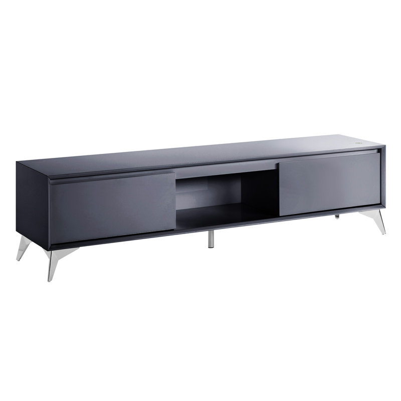 Crédence de rangement l 71,05 po Marquae, Gris