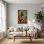 Ensemble de 1 tableau sur toile représentant un chat artistique-129361130-129361129