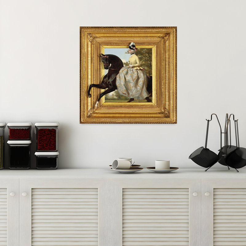 Art contemporain Art cheval, H 18 po x l 18 po