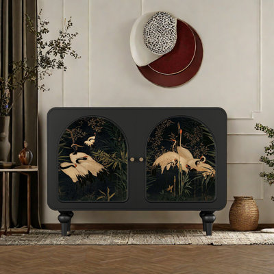 Nordic Retro Style Accent Cabinet