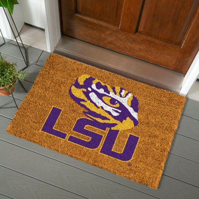 Louisiana State University Large Full Color Coir Mat, 36"x24"