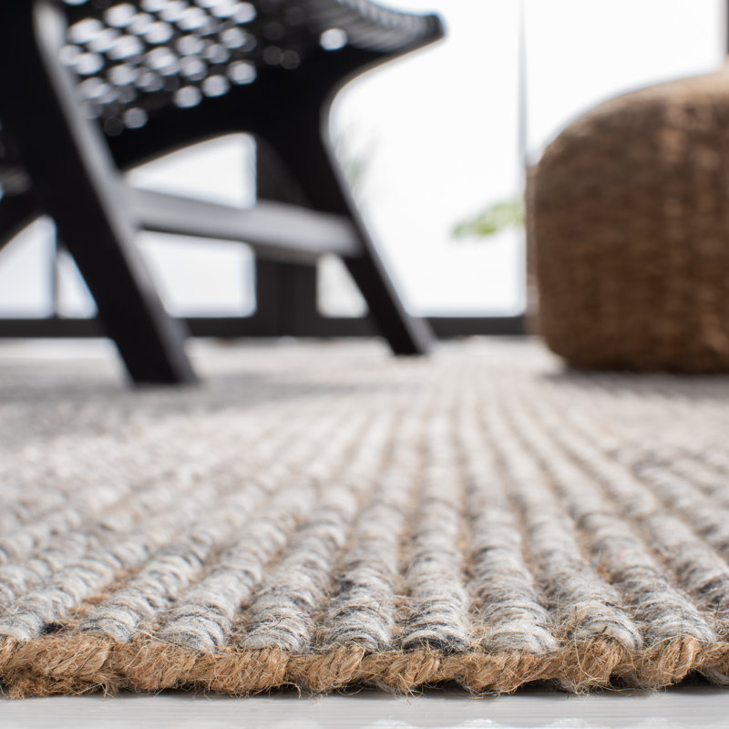 Gatling Natural Fiber Hand Woven Performance Rug, Rectangle 3' x 5'