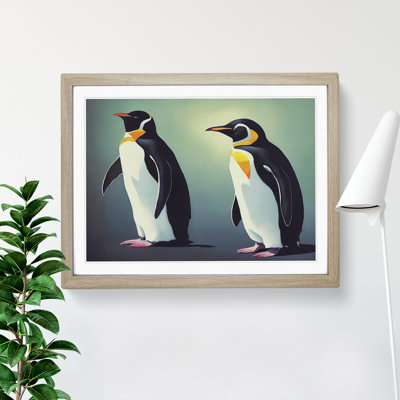 Friendly Penguins - Single Picture Frame Print