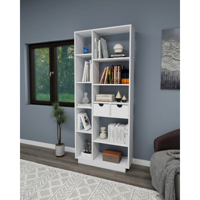 Bookcase With Drawers And Shelves Revna